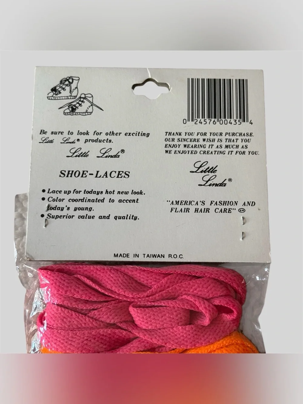 New Little Linda Neon Shoelaces